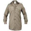 British Army Long Sleeve Stone Shirt - British Army Surplus - Service Shirts