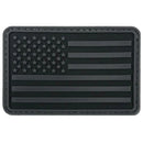 US Flag PVC Patch - Black - Unbranded - Flags, Badges & Insignia
