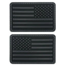 US Flag PVC Patch - Black - Unbranded - Flags, Badges & Insignia