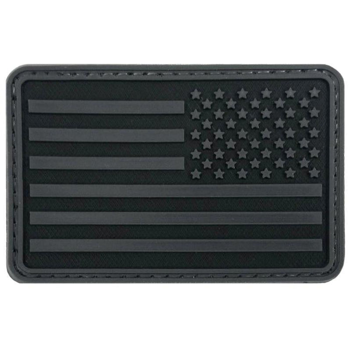 US Flag PVC Patch - Black - Unbranded - Flags, Badges & Insignia