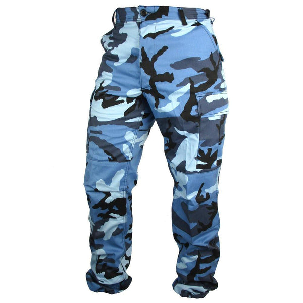 ncc Navy Camouflage Print Slim Fit Cargo Pants  NCC Store