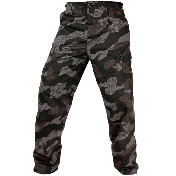 Camo trousers black shop