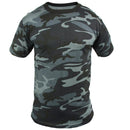 Coloured Camo T-Shirt - Midnight Blue - Rothco - Camouflage T-Shirts