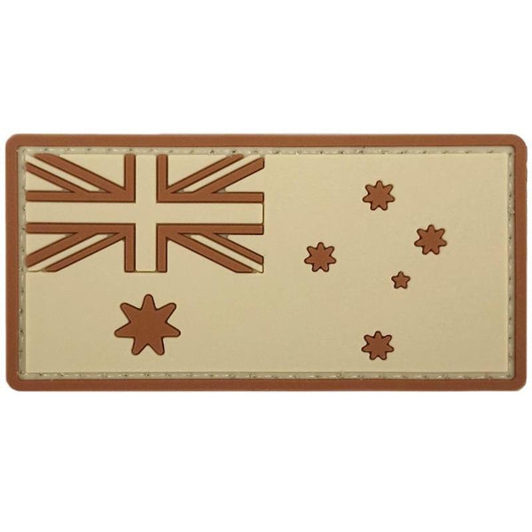 Australia Flag PVC Patch - Tan