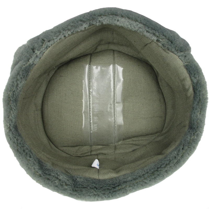 East German Ushanka With Badge