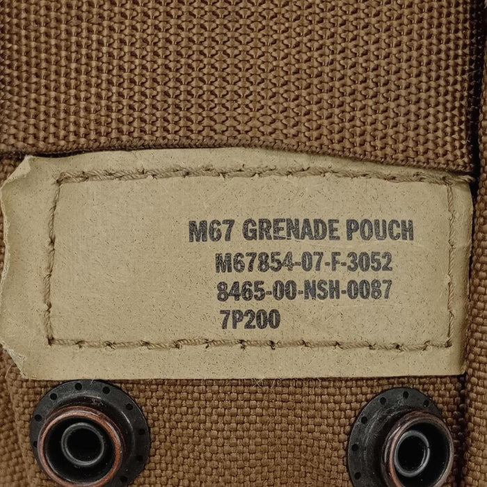 USMC Coyote Hand Grenade Clip Pouch