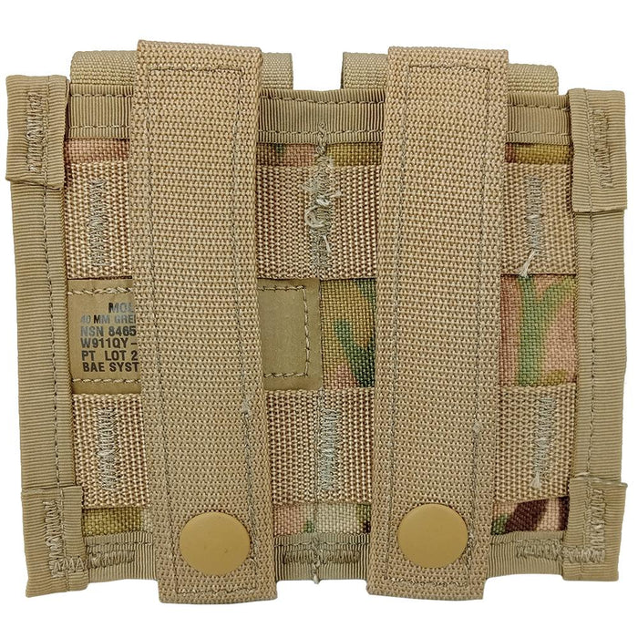 USGI Multicam Double 40mm Rifle Grenade Pouch