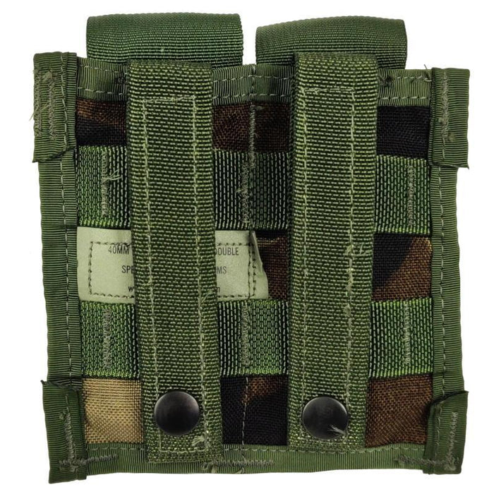 USGI Woodland Double 40mm Rifle Grenade Pouch