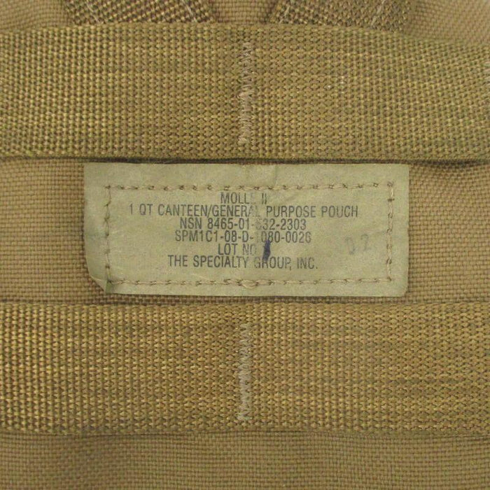 USMC Coyote MOLLE Canteen Pouch