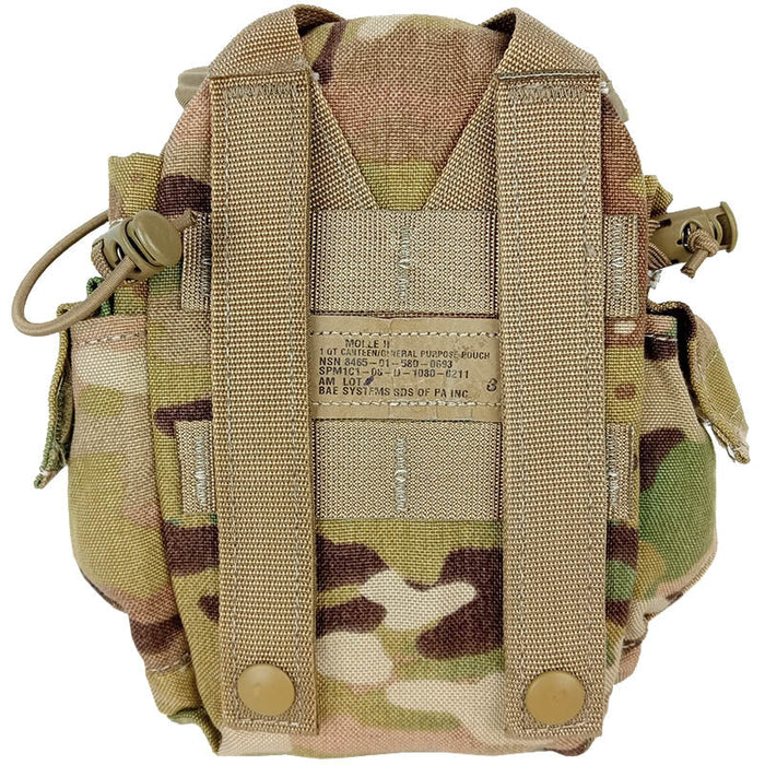 USGI Multicam MOLLE Canteen Pouch - US Army Surplus - Canteens & Bottles