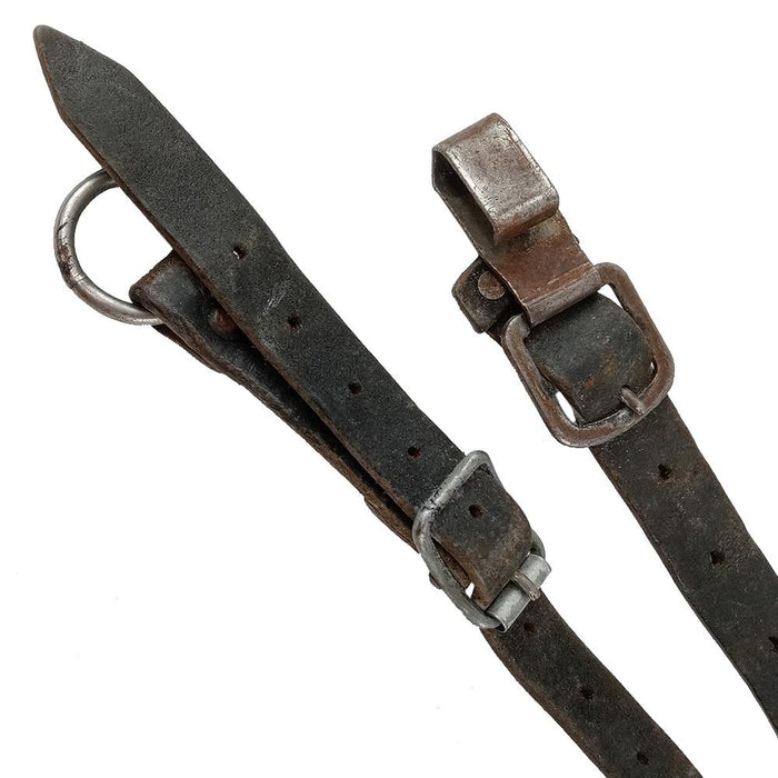 Austrian Army Leather Y-Strap Suspenders - Austrian Army Surplus - Harnesses