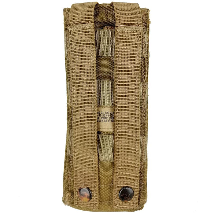 USGI Khaki MOLLE MBITR Radio Pouch - US Army Surplus - Accessory Pouches