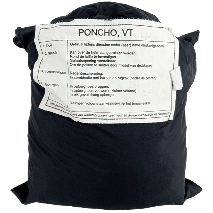 Dutch Navy Blue Poncho