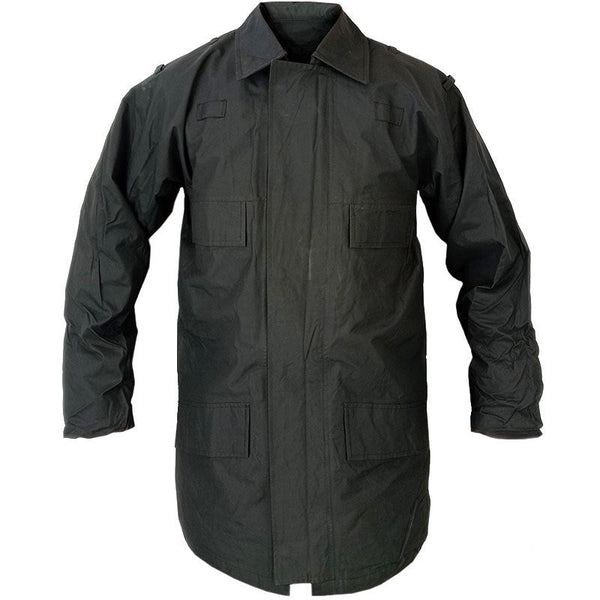 Police rain jacket with hood discount